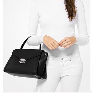 Michael Kors Whitney large Leather Satchel